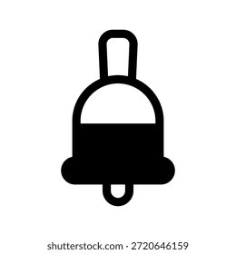 Ilustración de diseño de símbolo de Vector de icono de campana