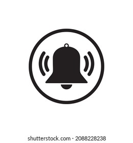 bell icon vector symbol illustration