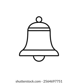 bell icon vector symbol isolated