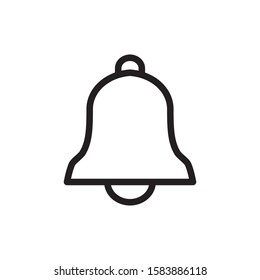 bell icon vector trendy design