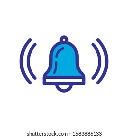 bell icon vector trendy design
