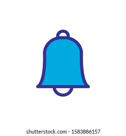 bell icon vector trendy design