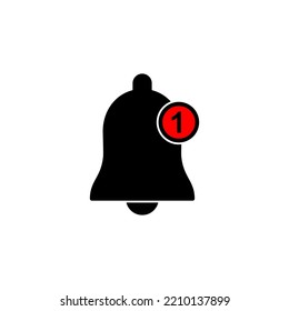 Bell Icon vector for web and mobile app. Notification sign and symbol for web site design