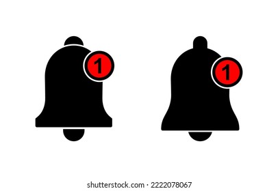 Bell Icon Vector For Web And Mobile App. Notification Sign And Symbol For Web Site Design