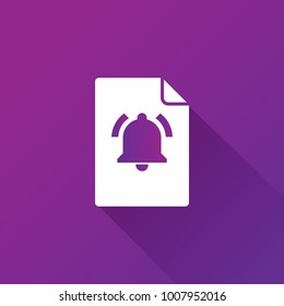 bell icon. web sign