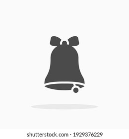 Bell icon. For your design, logo. Vector illustration.