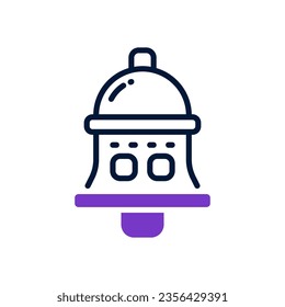 Glockensymbol für Ihre Website, Ihr Handy, Ihre Präsentation und Ihr Logo-Design.
