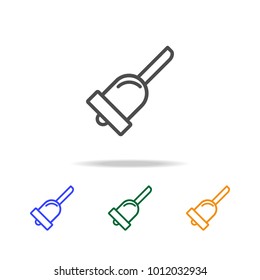 bell icons. Element of edecation for mobile concept and web apps. Thin line  icon for website design and development, app development. Premium multicolor icons on white background