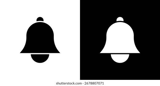 Bell icons. glyph vector icon. Vector illustration eps 10