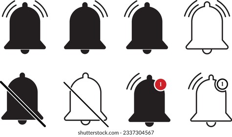 Bell Icons Set Flat Web Icons Vector,

illustration, reminder, vector, alarm, alert, icon, bell,