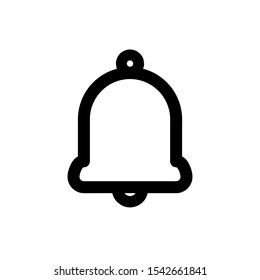 Bell icon,vector illustration. Flat design style. vector bell icon illustration isolated on White background, bell icon Eps10. bell icons graphic design vector symbols.