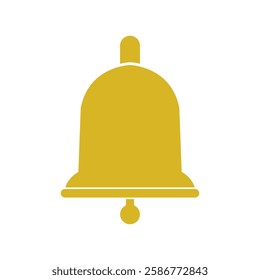 Bell illustrated in vector on white background