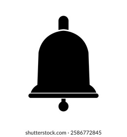 Bell illustrated in vector on white background