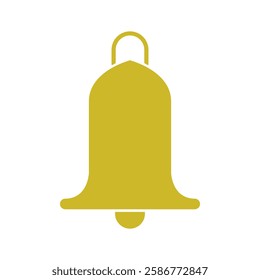 Bell illustrated in vector on white background