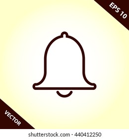 bell line icon