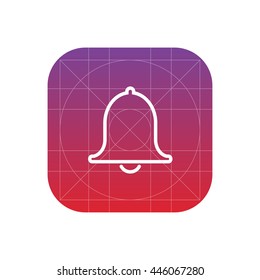 bell line icon