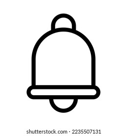 bell line icon illustration vector graphic