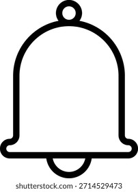 bell line icon illustration vector