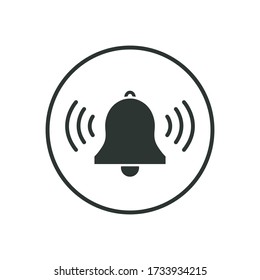 bell line icon, vector illustration
