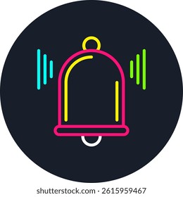 Bell Line Multi Colour Circle