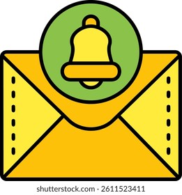 Bell Line vector Icon Design
