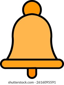 Bell Line Vector Icon Design