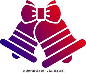 Design de ícone de vetor de linha de campainha