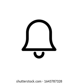 Bell linear vector icon - high quality
