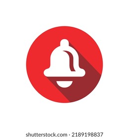 Bell logo icon template elments in flat design style