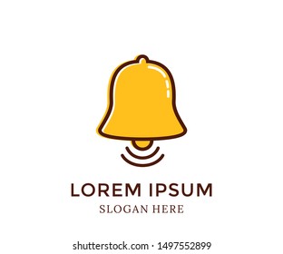 Bell logo. Bell icon. Vector design illustration