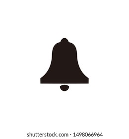 bell logo icon vector isolated