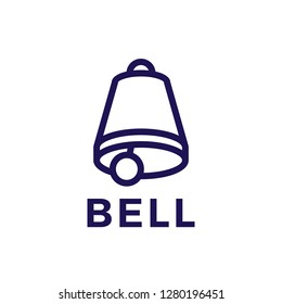 bell logo vector icon illustration