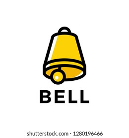 bell logo vector icon illustration