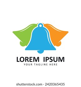 Glockenlogo, Vektorsymbol-Design-Vorlage. Logo für die Anmeldung, den Landwirt und die Markenfirma