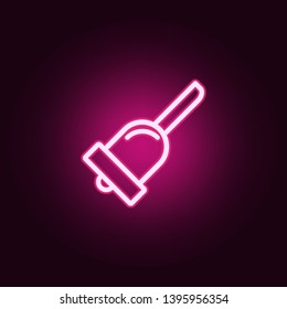Bell neon icon. Elements of education set. Simple icon for websites, web design, mobile app, info graphics
