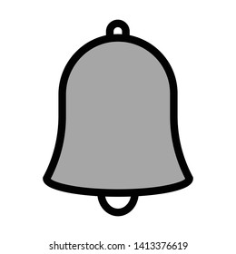 bell notification alert simple icon vector