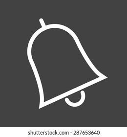 Bell, notification, call icon vector image. Can also be used for education, academics and science. Suitable for use on web apps, mobile apps, and print media.