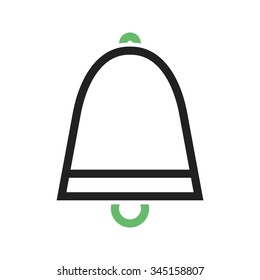 Bell, notification, call icon vector image. Can also be used for office. Suitable for use on web apps, mobile apps and print media.