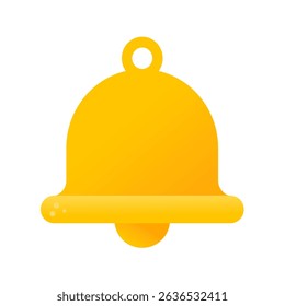 Bell, notification – colorful vector icon	