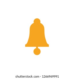 Bell notification graphic icon design template isolated