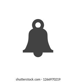 Bell notification graphic icon design template isolated