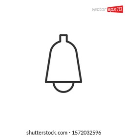Bell Notification Icon Design Vector