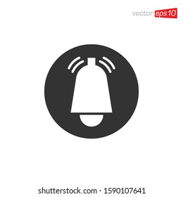 Bell Notification Icon Design Vector