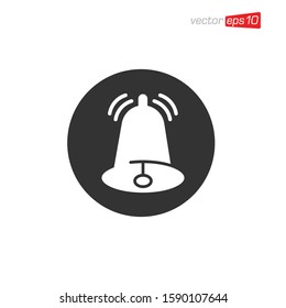 Bell Notification Icon Design Vector