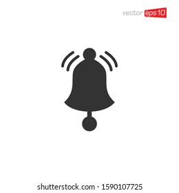 Bell Notification Icon Design Vector