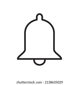 Bell Notification Icon Logo Design Vector Template Illustration