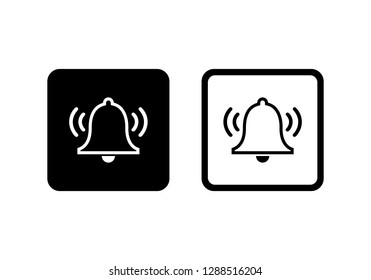 bell, notification icon symbols vector