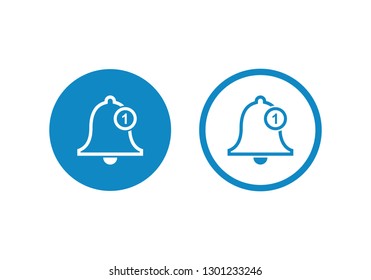 bell, notification icon symbols vector