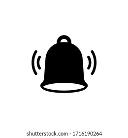 Bell notification icon vector illustration