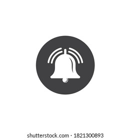 plantilla de diseño de ilustración de vector de notificación de campana